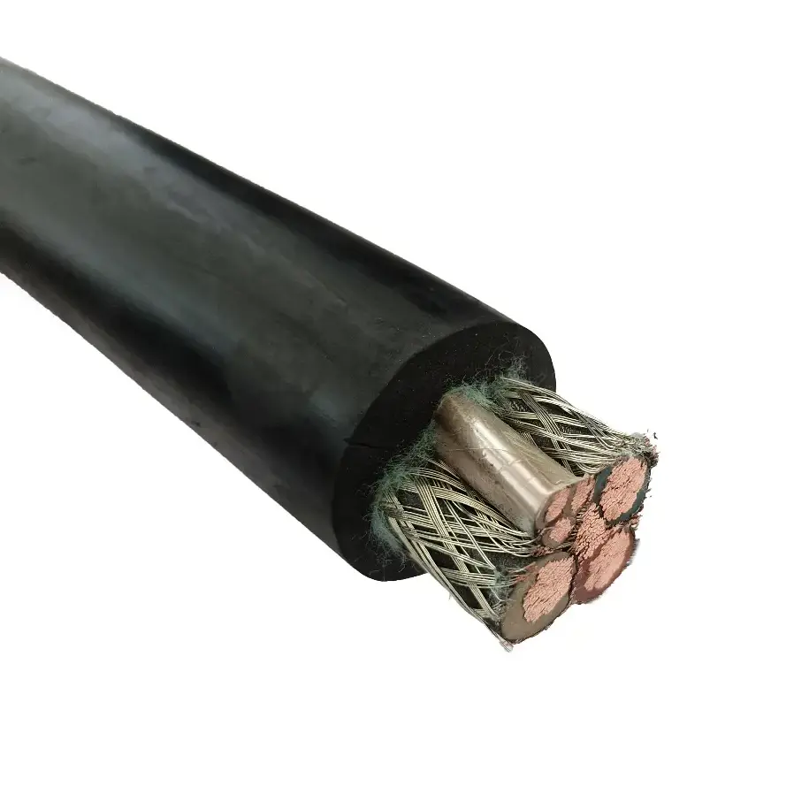 Metal Korumalı Kömür Kesici Kauçuk Kablo